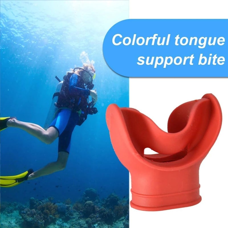 Mollytek 6 PCS Scuba Diving Regulator Mouthpiece Transparent Silicone Snorkel Mouthpiece Soft Comfortable Spare Replacement Fits Most Standard Regulators Scuba Diving Accessories - Image 4